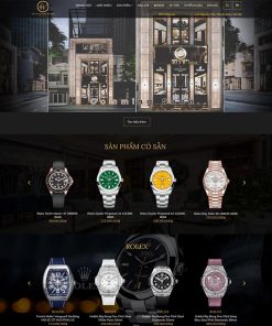 Theme WordPress bán đồng hồ cao cấp 03