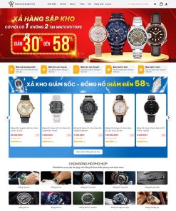 Theme WordPress bán đồng hồ 04
