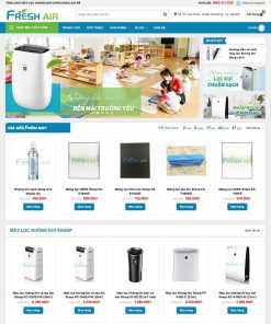 Theme WordPress bán máy lọc không khí 04
