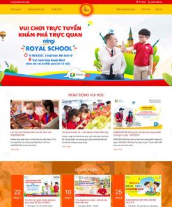 Theme WordPress trường mầm non