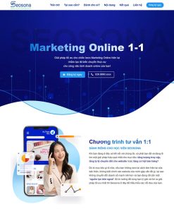 Theme WordPress landing page tư vấn marketing online