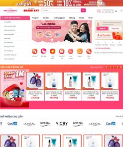 Theme WordPress mỹ phẩm 19