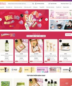 Theme WordPress mỹ phẩm 21