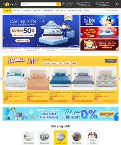 Theme WordPress cửa hàng chăn ga gối nệm