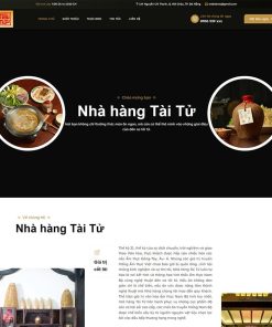 Theme WordPress nhà hàng 05