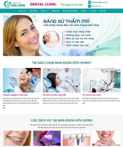 Theme WordPress dịch vụ Nha Khoa 04