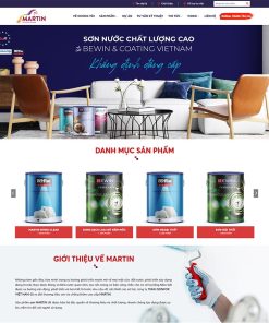 Theme WordPress cung cấp sơn nước 02