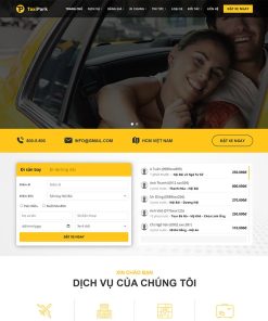 Theme WordPress dịch vụ thuê xe taxi 05
