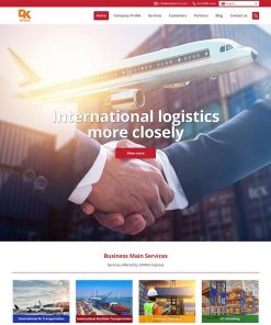 Theme WordPress công ty vận chuyển 04