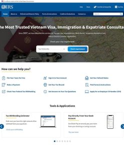 Theme WordPress cấp visa du lịch nước ngoài