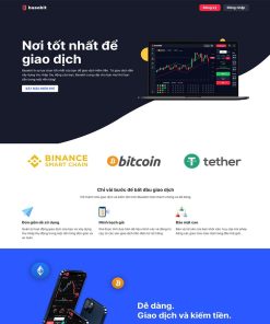 Theme WordPress giới thiệu sàn giao dịch BO 03