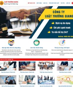 Theme WordPress công ty Luật 06