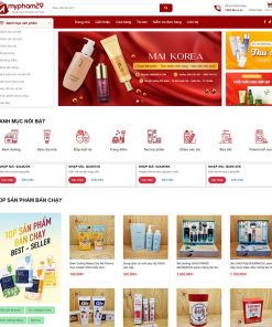 Theme WordPress mỹ phẩm 23
