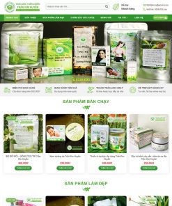 Theme WordPress bán dược phẩm, thuốc nam 02
