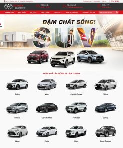 Theme WordPress bán xe toyota 04