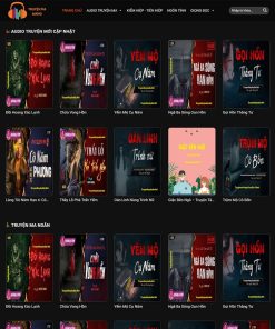 Theme WordPress nghe truyện audio