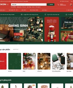 Theme WordPress Elementor bán đồ trang trí, quà tặng