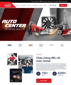 Theme WordPress gara sửa chữa, bảo dưỡng ô tô