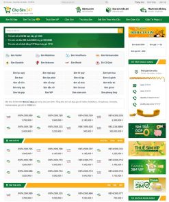 Theme WordPress bán sim số 02