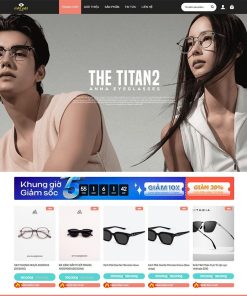 Theme WordPress cửa hàng kính mắt